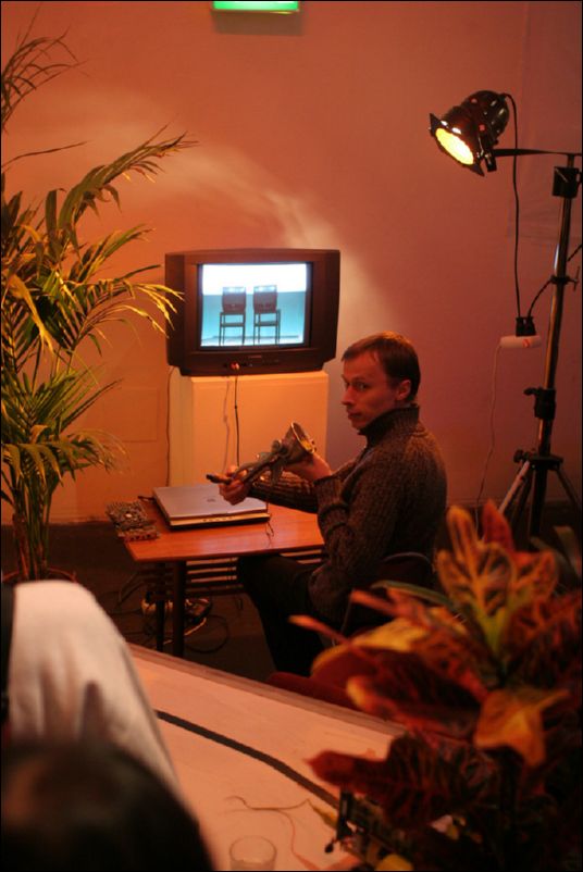 Sergej setting up Movie Mincer